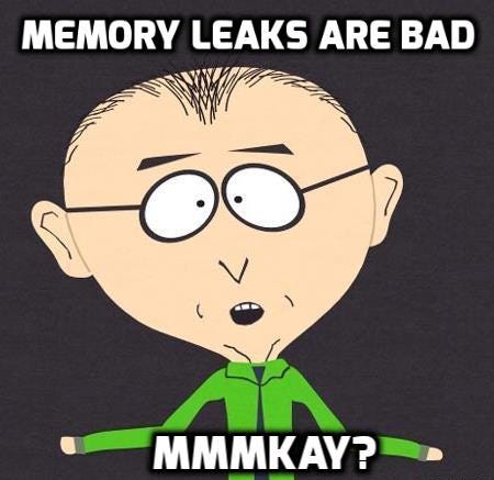 memory leaks