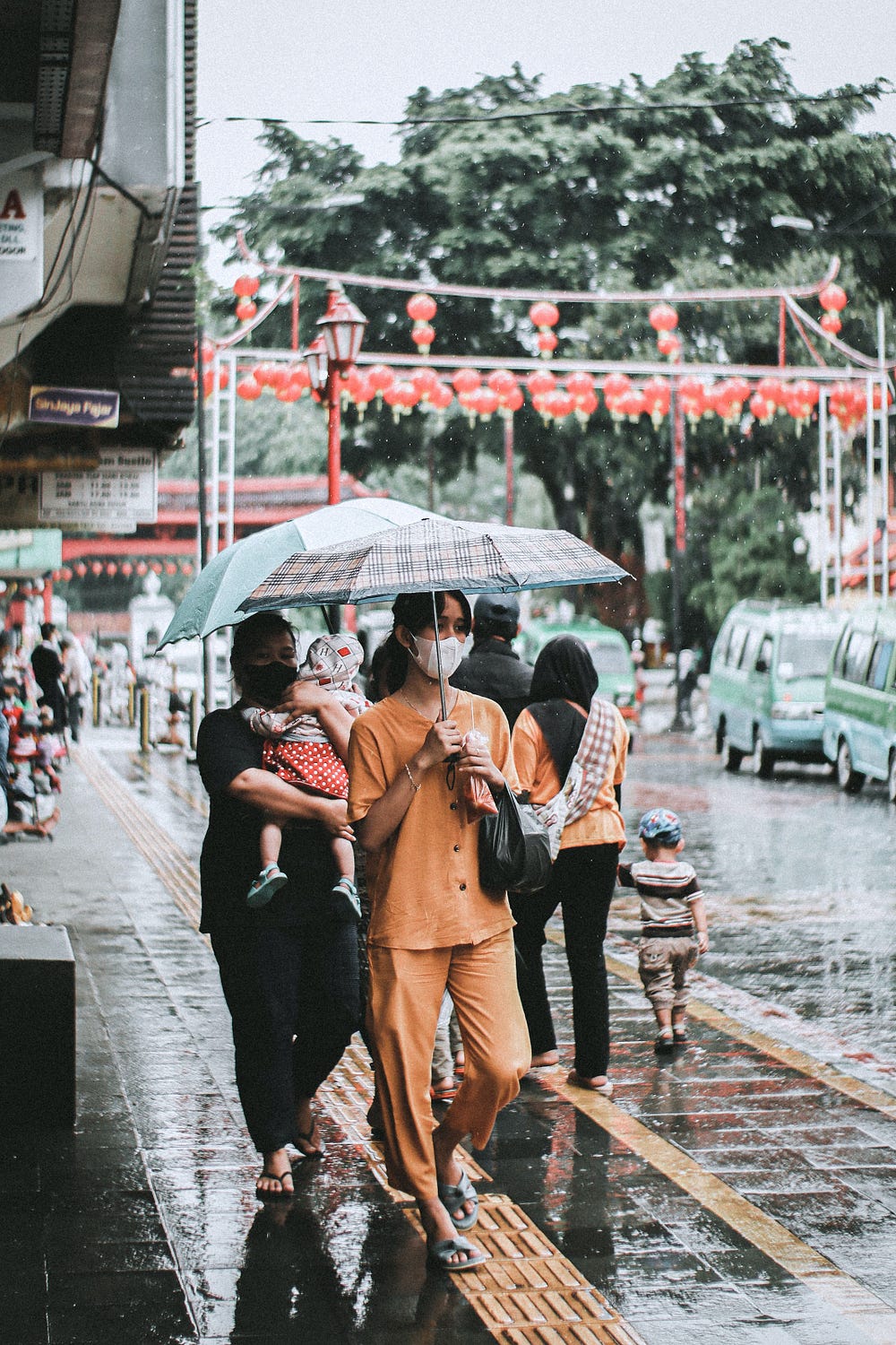 Hujan dengan payung