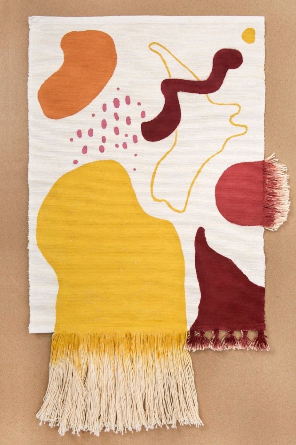 A piece of textile as decor- Fall decor ideas 2020