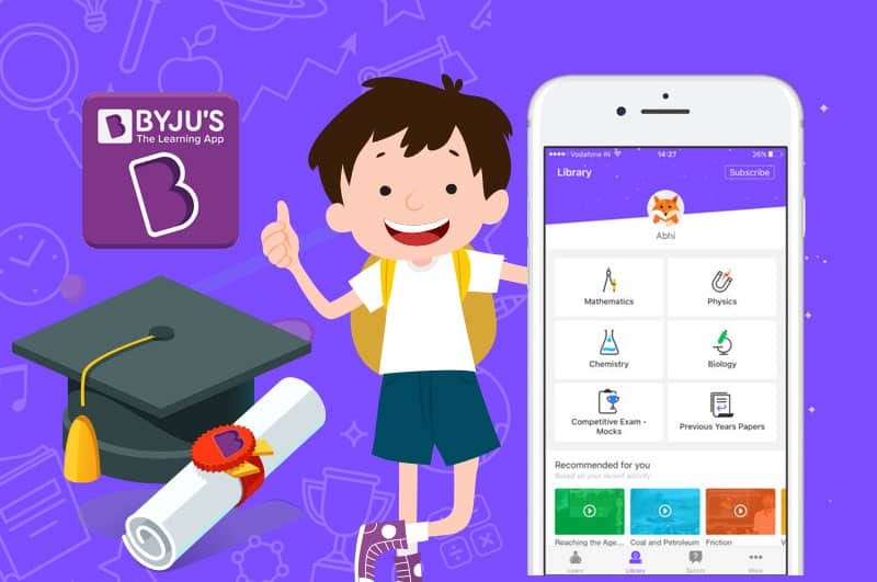 Mobile Version of Byju's - The Learning App