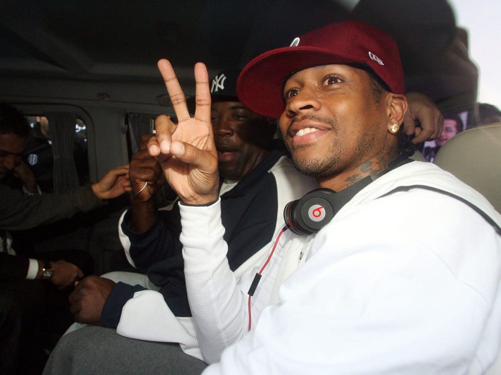 Allen Iverson talks NBA dress code and playing drunk HORSE with ...