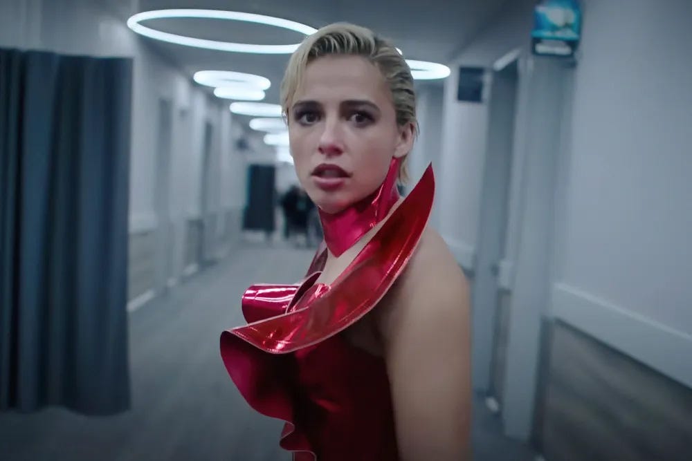 Naomi Scott, the lead actress of Smile 2, giving a terrific performance as Skye Riley!