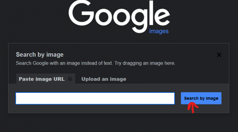 upload image or URL of the image