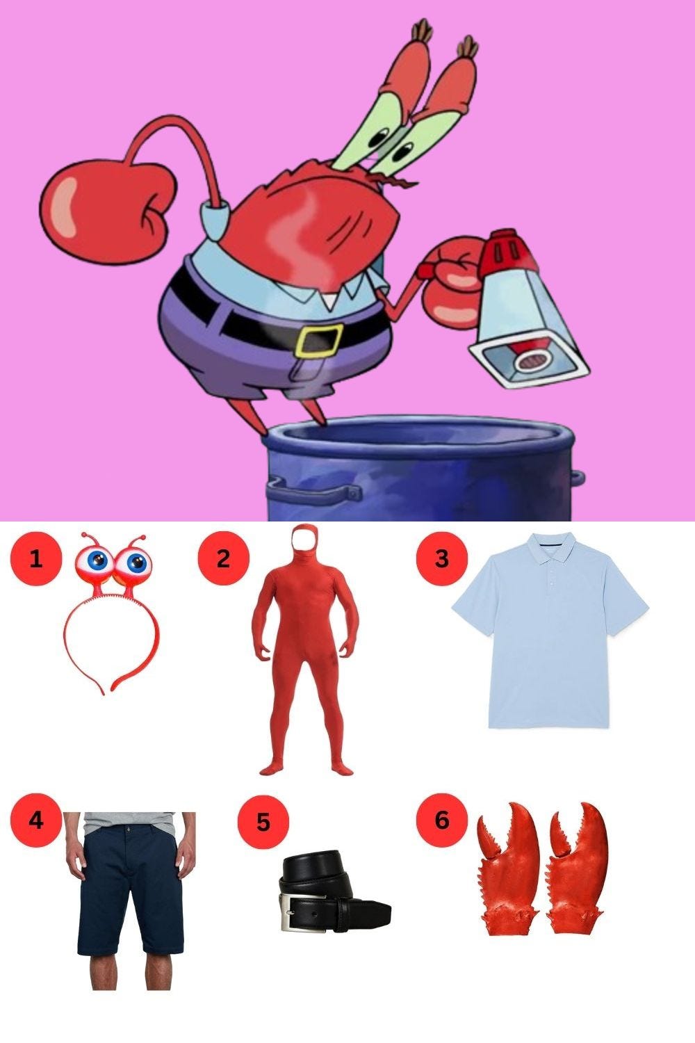 Mr. Krabs Costume Guide