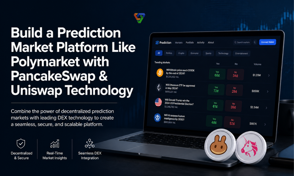 Build a Prediction Market Platform Like Polymarket with PancakeSwap & Uniswap Technology