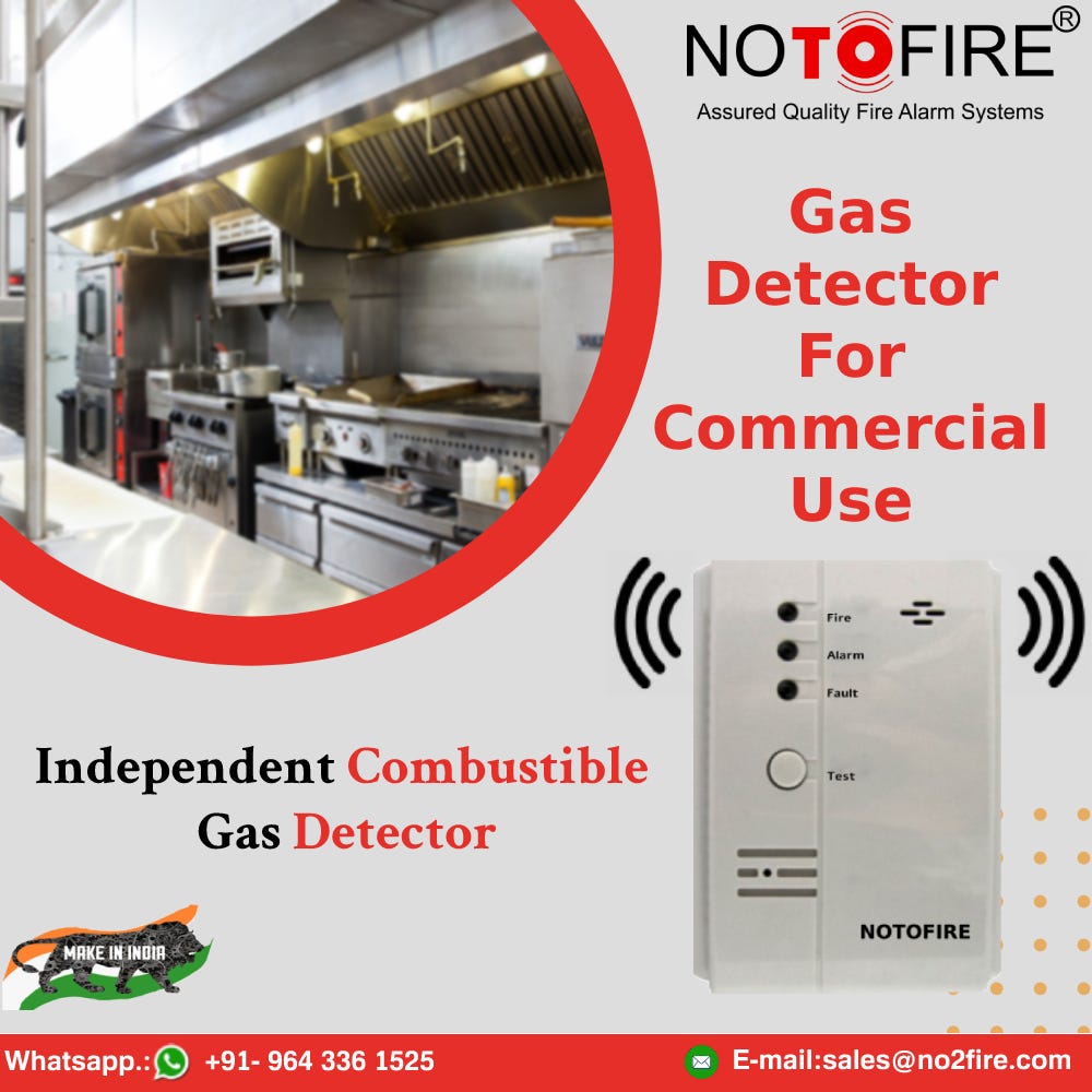 Independent Gas Detectors For Commercial Use
