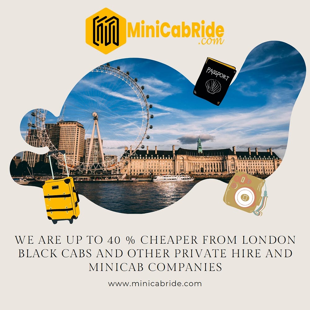 MiniCabRide's Exceptional London Airport Taxi Services