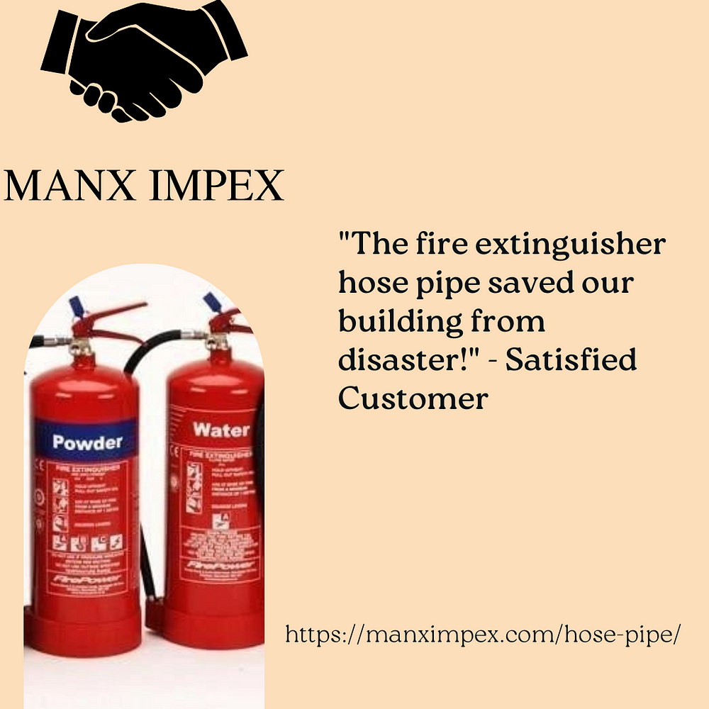 Fire Extinguisher Hose Pipe - Affordable, Flexible, and Reliable Fire Hose in New Delhi
