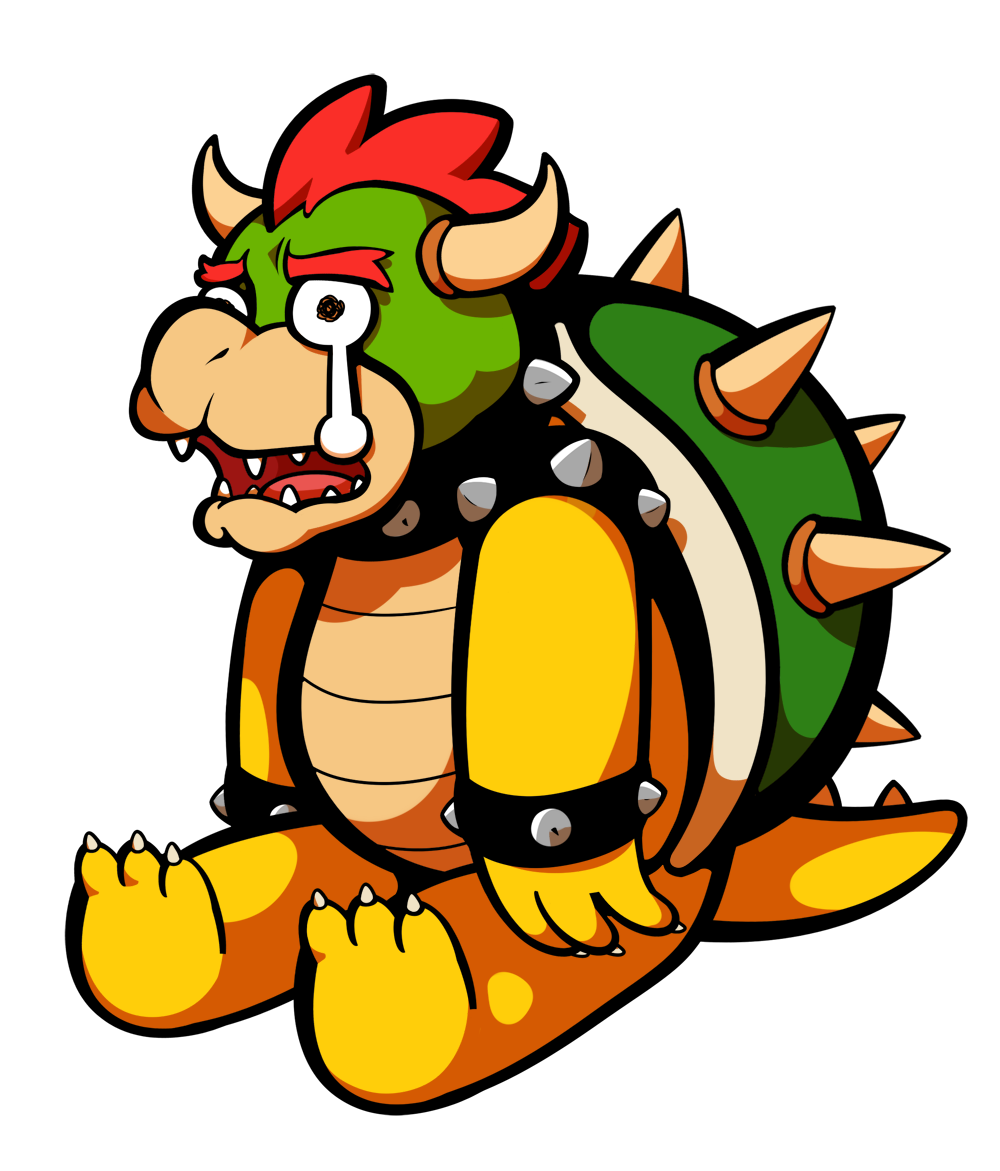Picture of Bowser looking sad