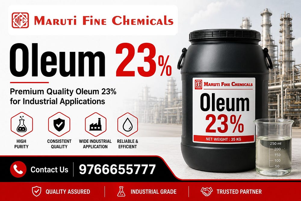 Oleum 23%, Oleum