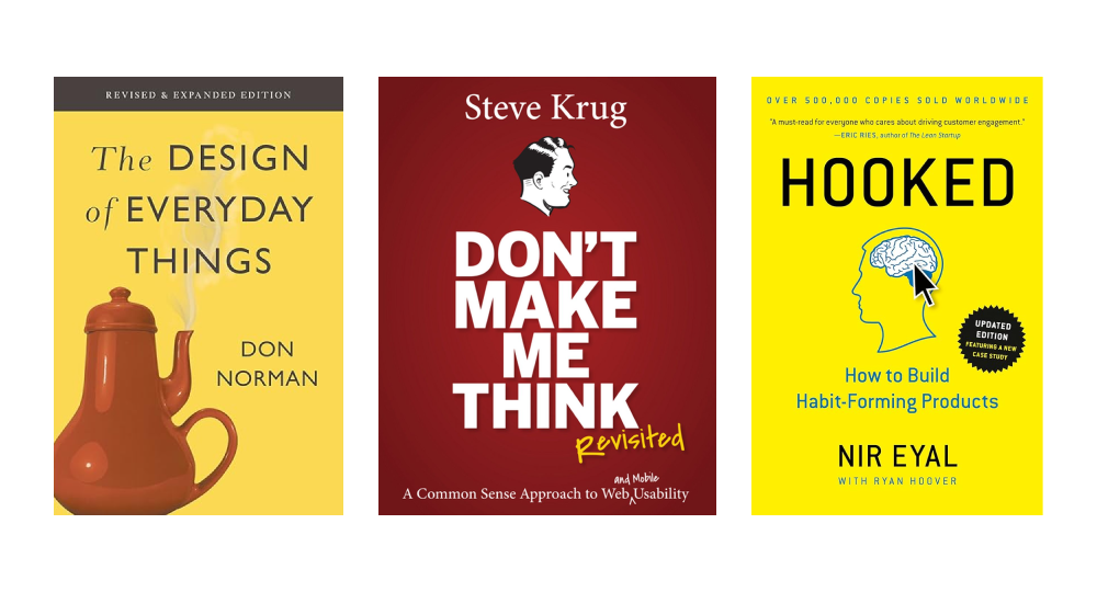 UX design essential book covers