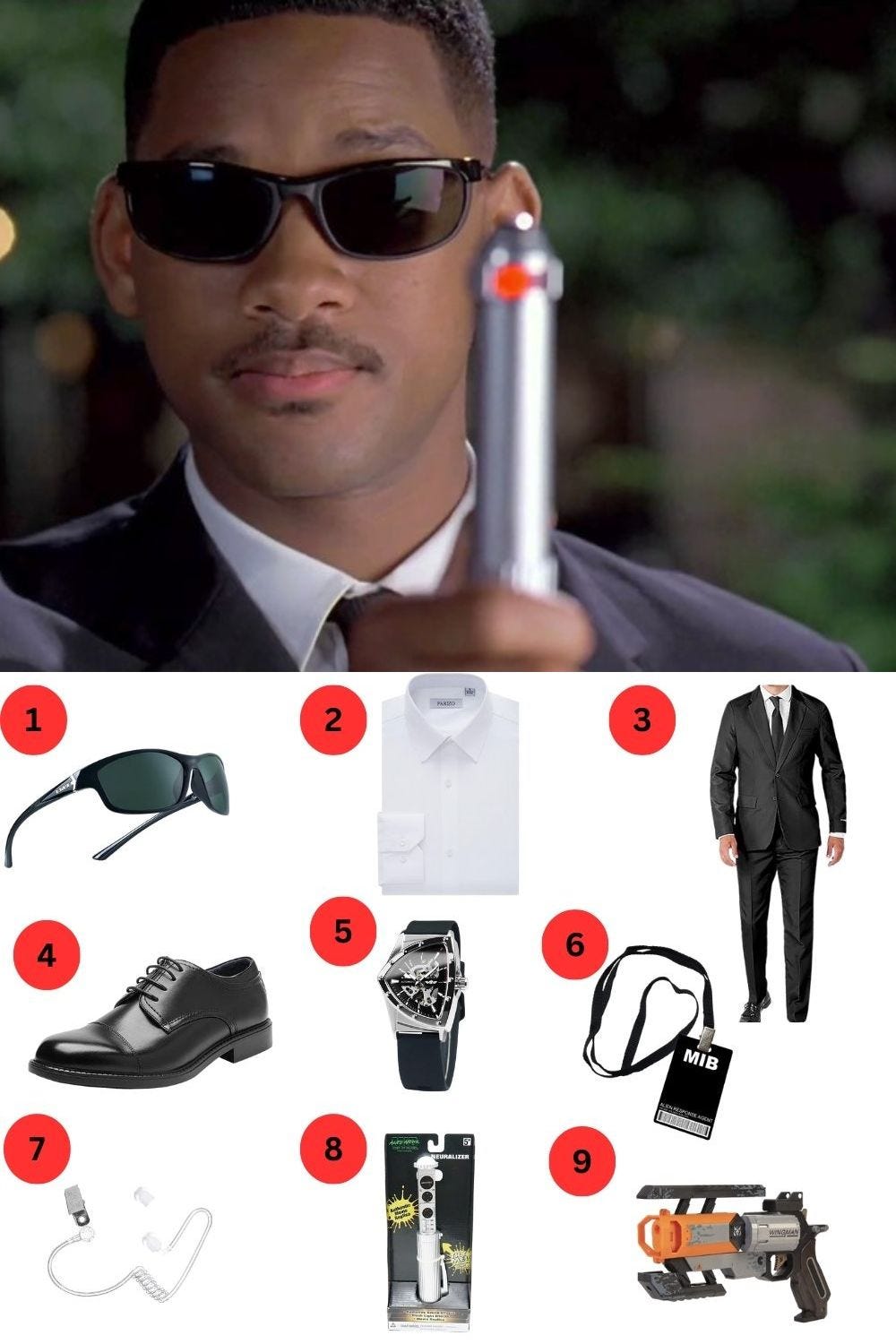 Men in Black Costume Guide