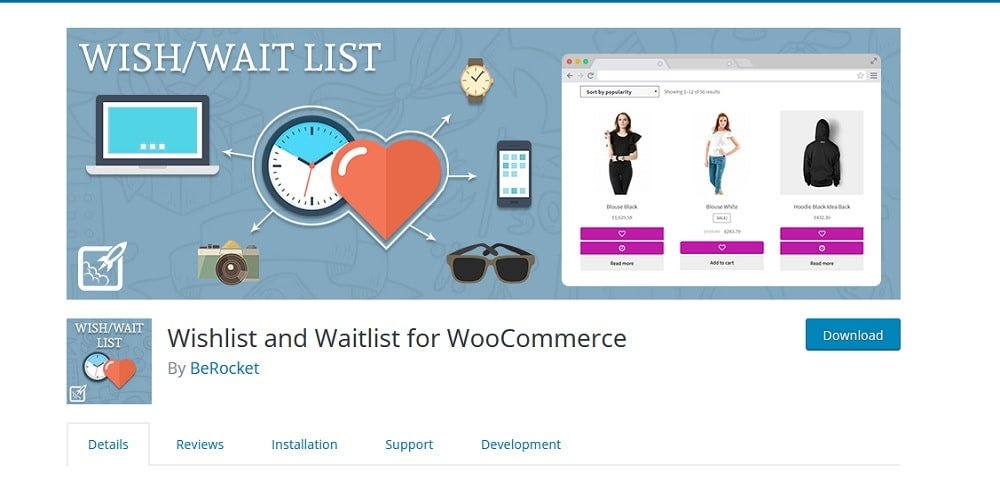 Wishlist and Waitlist for WooCommerce