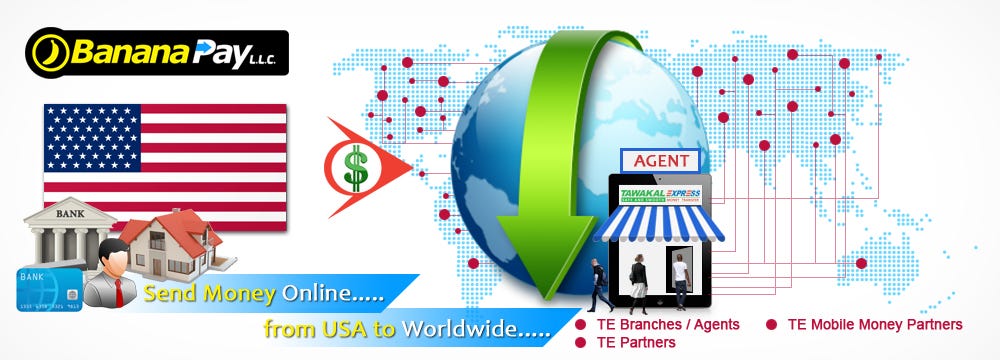 Bananapay International Online Money Remit Service Of Somalia Africa Online Money Transfer With Safe And Secure Through Banana Pay From Your Place To Family Or Friends Over All Worlds In Within Seconds