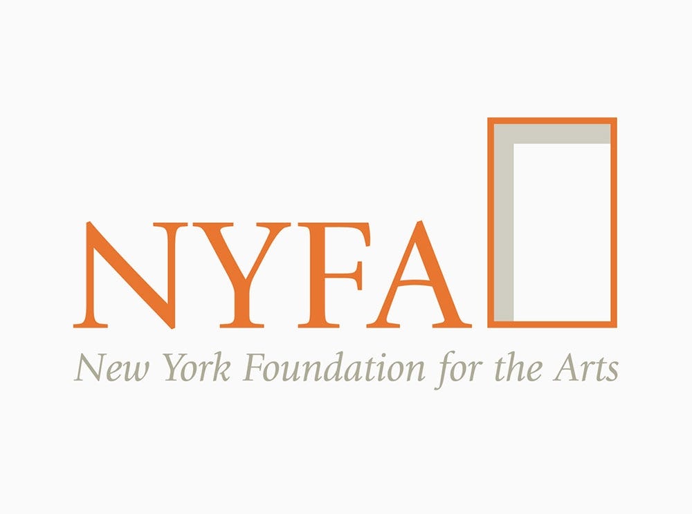 The logo for New York Foundation for the Arts