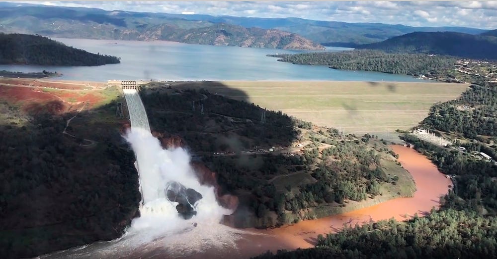 Sinking from drought, California is now also flooding