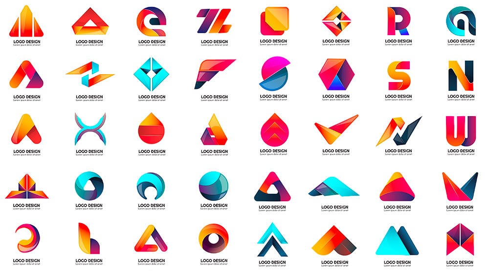 Logos generated with logo generation software