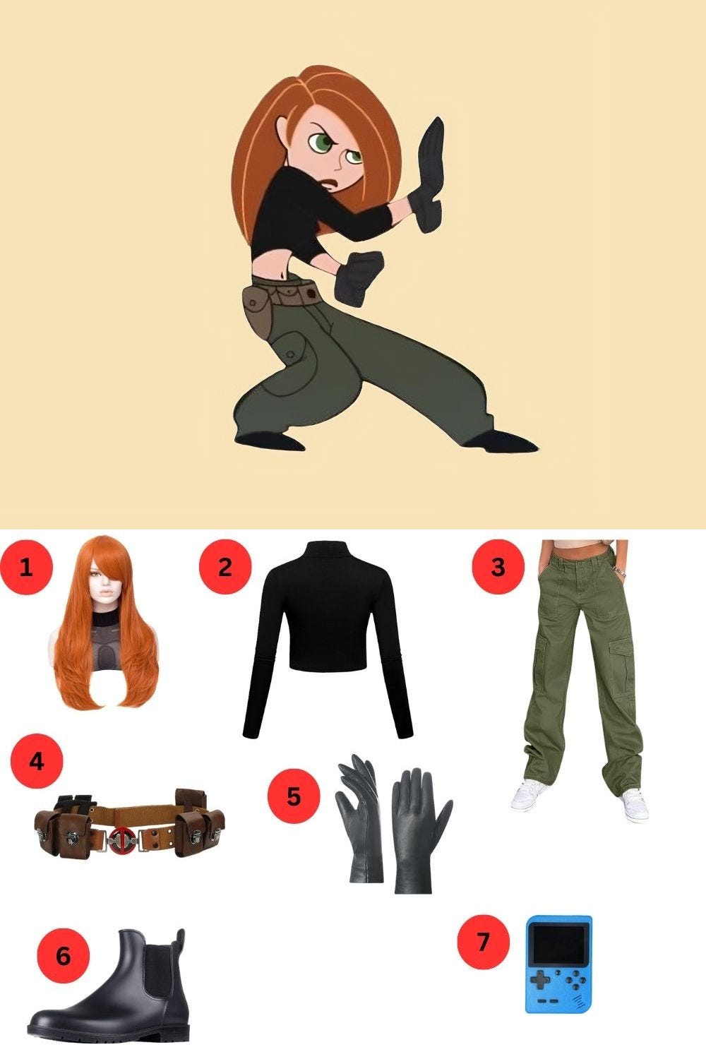 Kim Possible Costume Guide