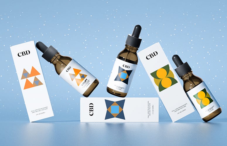 Great way to market your product with stunning CBD packaging