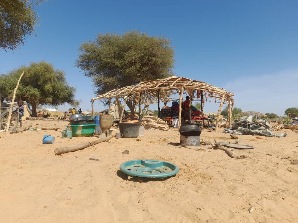 Quelques ustensiles de cuisine et effets personnels d’Adiza*. Photo : PAM/ Mahamadou Abdourahmane