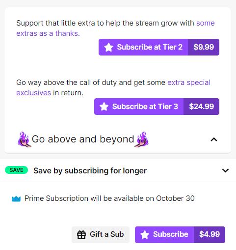 How to subscribe to your favorite twitch channel using