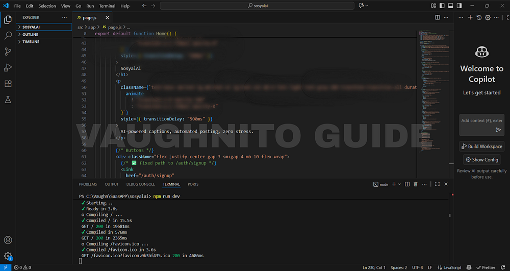 Homepage layout draft featuring intuitive UI and automation tools for social media creators.