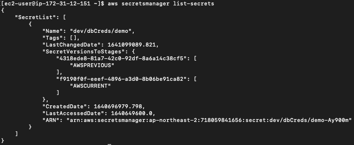 Внешнее конфигурирование базы данных Spring Boot с помощью AWS Secrets Manager
