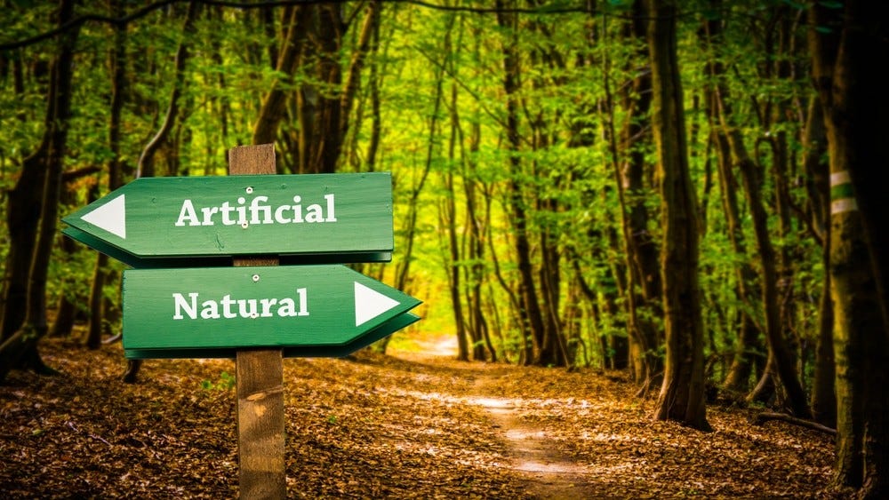 Escape from the Artificial, Enter into Nature