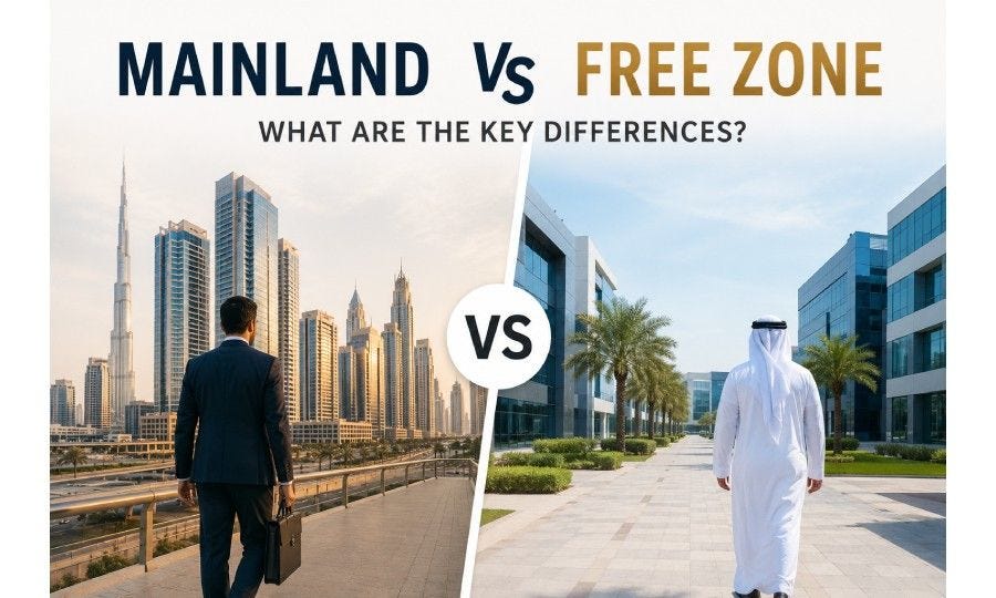 Mainland vs Free Zone What Are the Key Differences - Takween Advisory