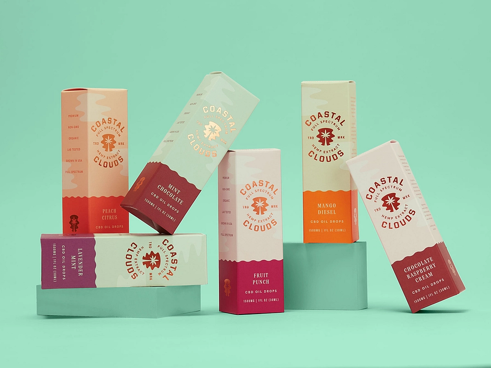 Great way to market your product with stunning CBD packaging