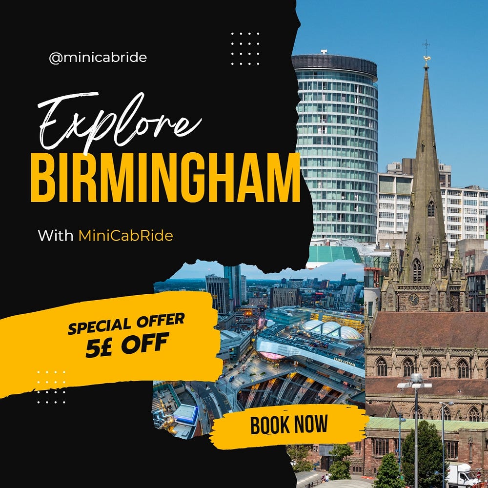 MiniCabRide's Birmingham Airport Taxi Service for Effortless Journeys