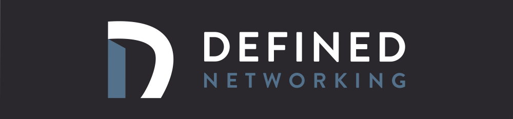 Defined Networking logo on dark background