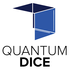Quantum Computing Cryptography Company Logo "QUANTUM DICE"
