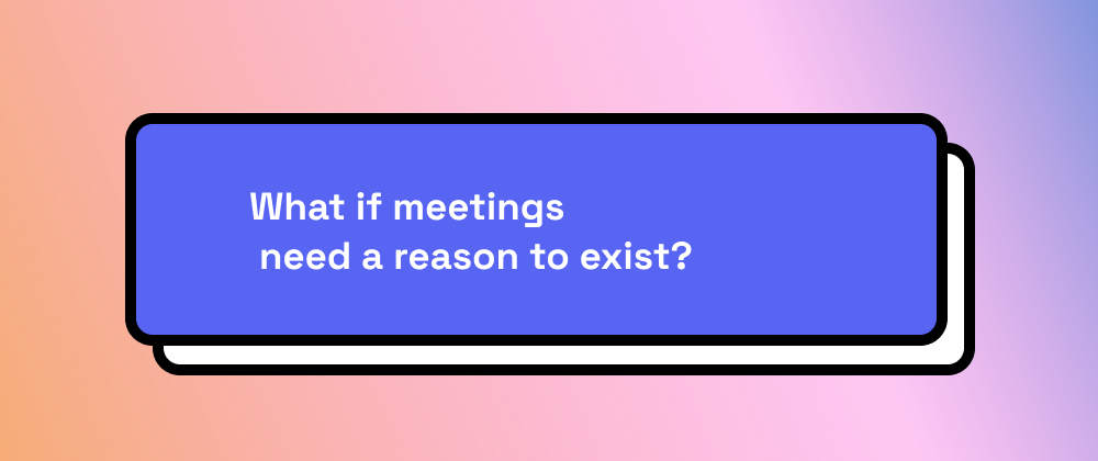 ComCord Meeting Reasons