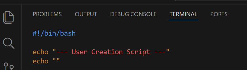 Echo example