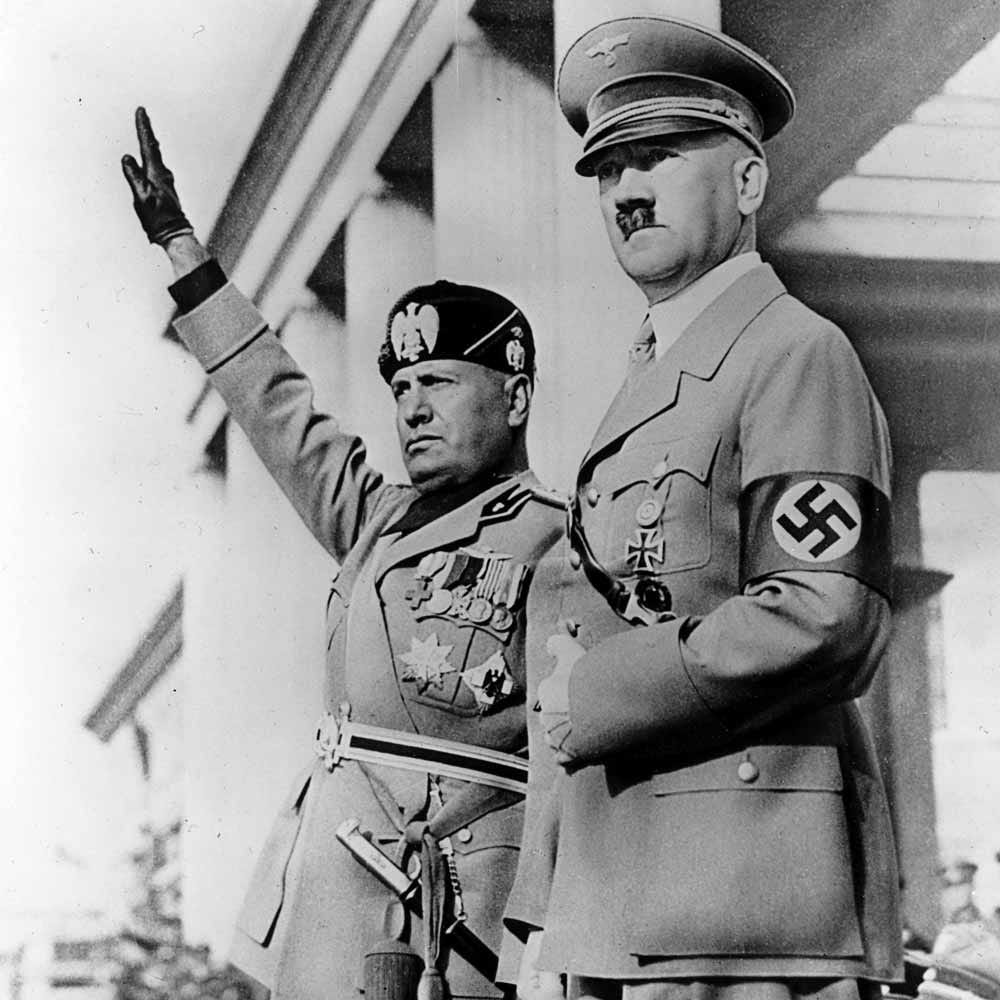 Image result for hitler and mussolini