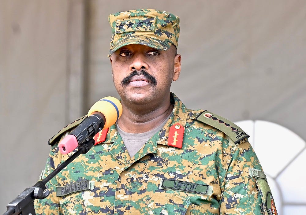 Muhoozi Kainerugaba Deletes X Account