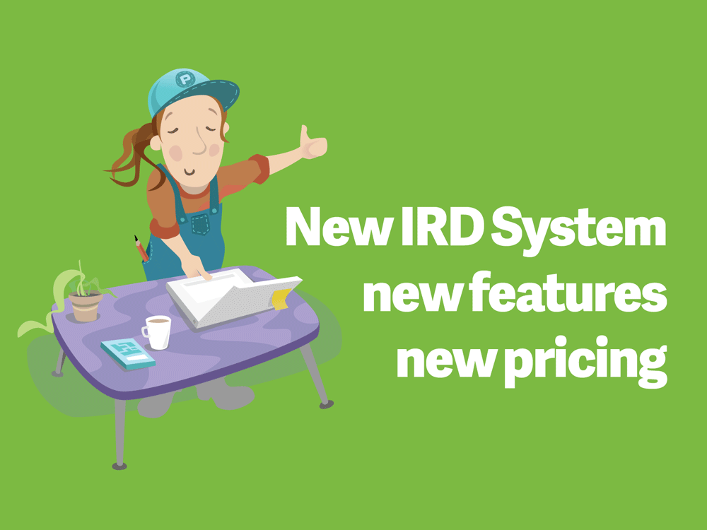 New IRD system, new features, new pricing