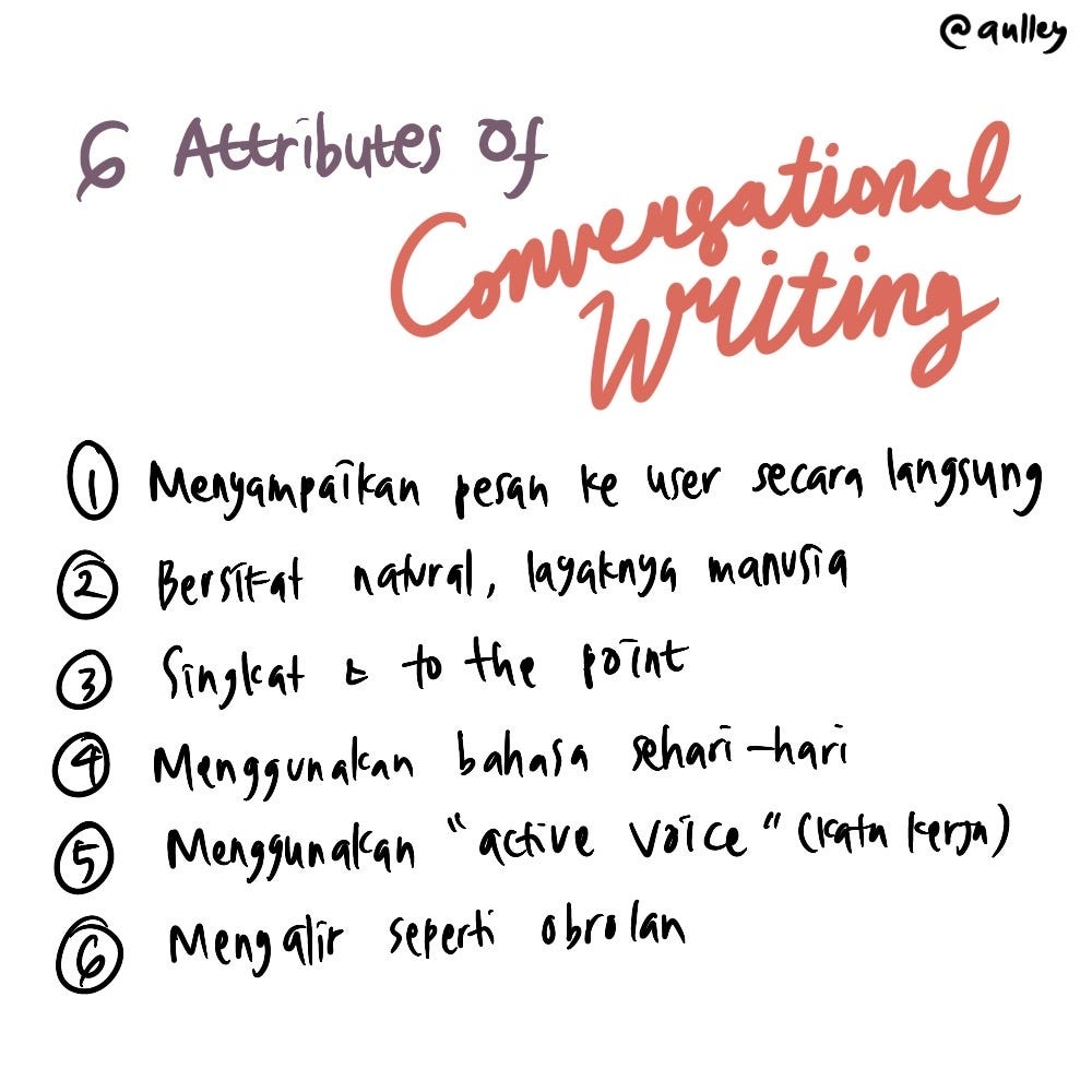 conversational writing