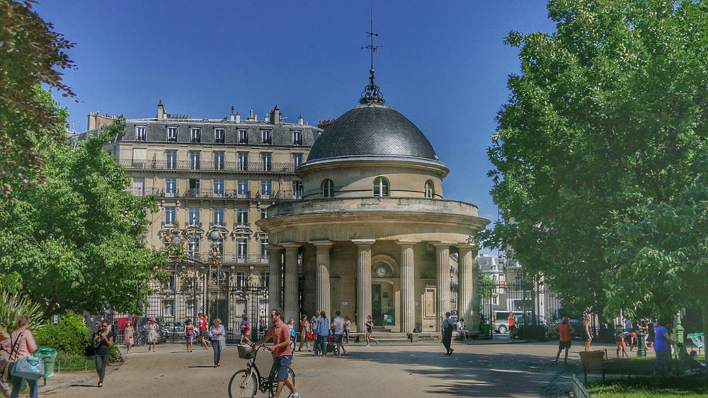 La rotonde du parc Monceau