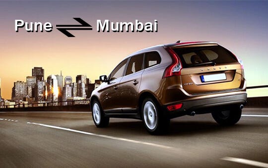 Mumbai to Pune Cab — Gaadibooking.com