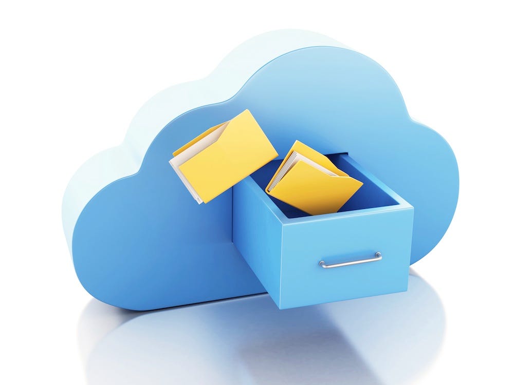 Cloud-based storage. Files in the cloud.