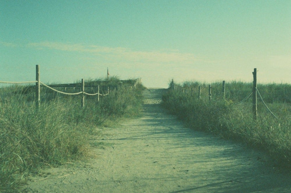 Beach Access, Retrochrome 400, Image by the Author