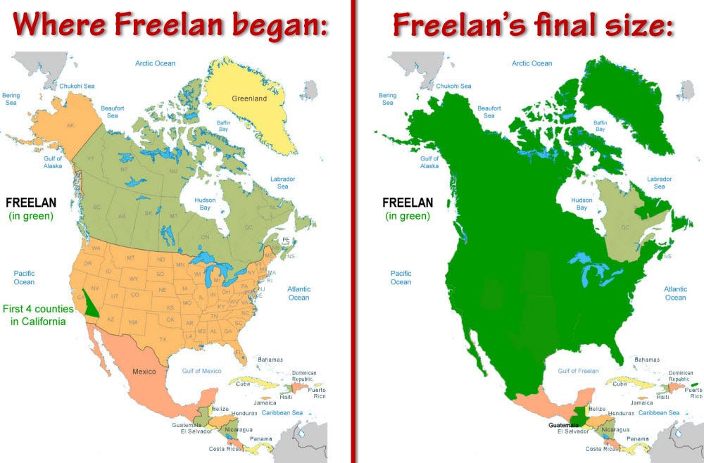 Freelan — beginning and final — by A.C. Cargill