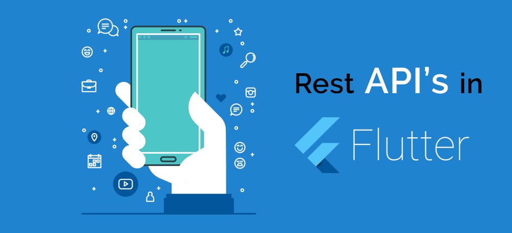Working with rest API’s in flutter.