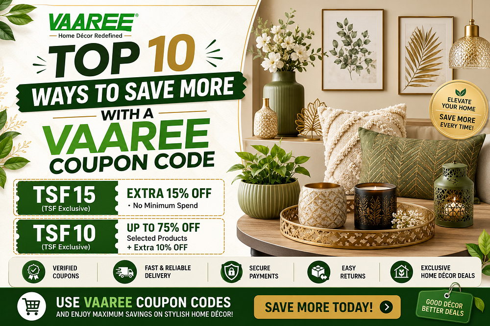 Top 10 Ways to Save More with a Vaaree Coupon Code Top 10 Ways to Save More with a Vaaree Coupon Code