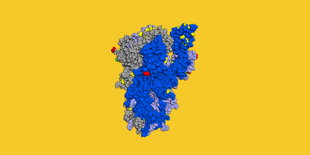 Graphic of Omicron virus