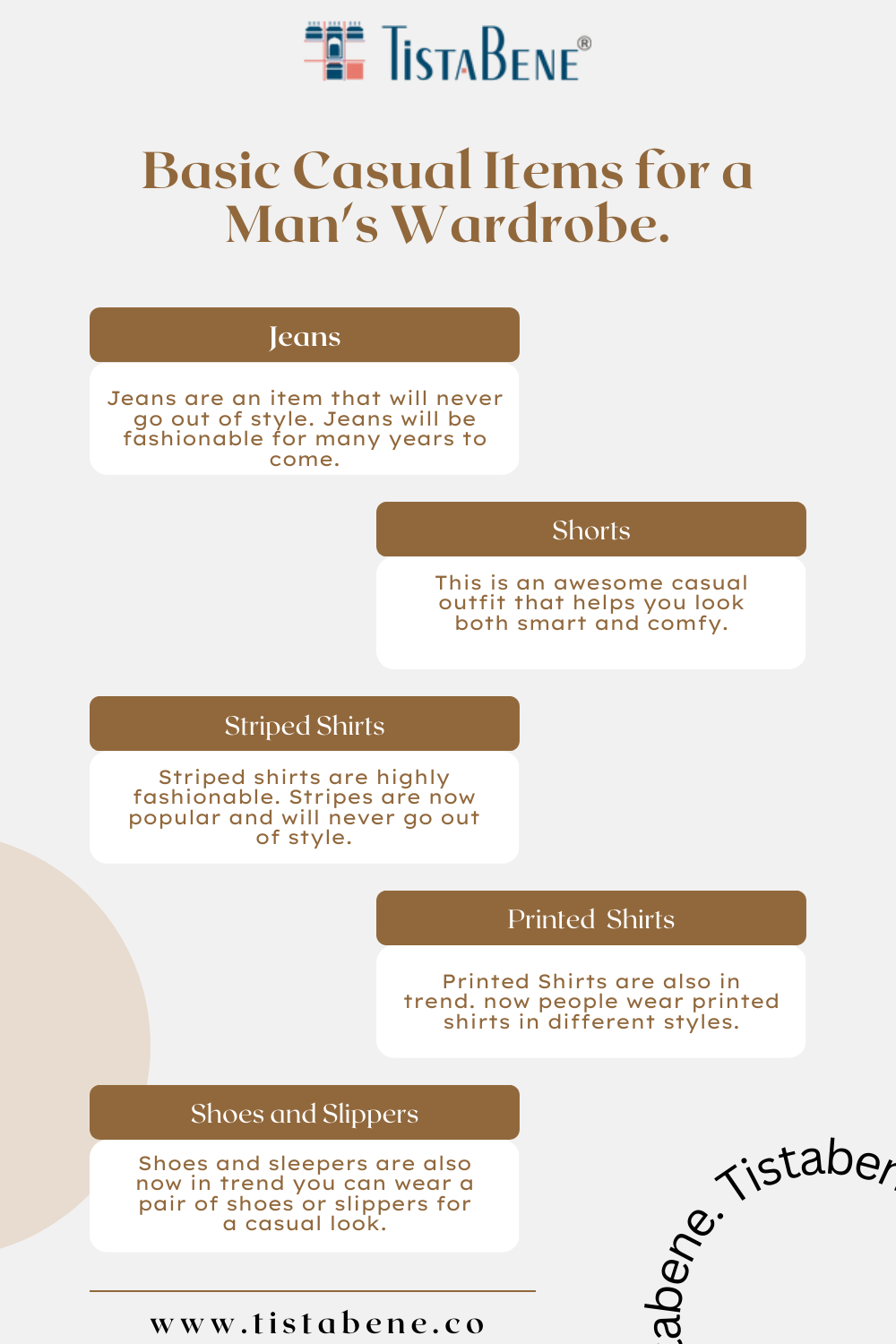 Men’s fashion infographic