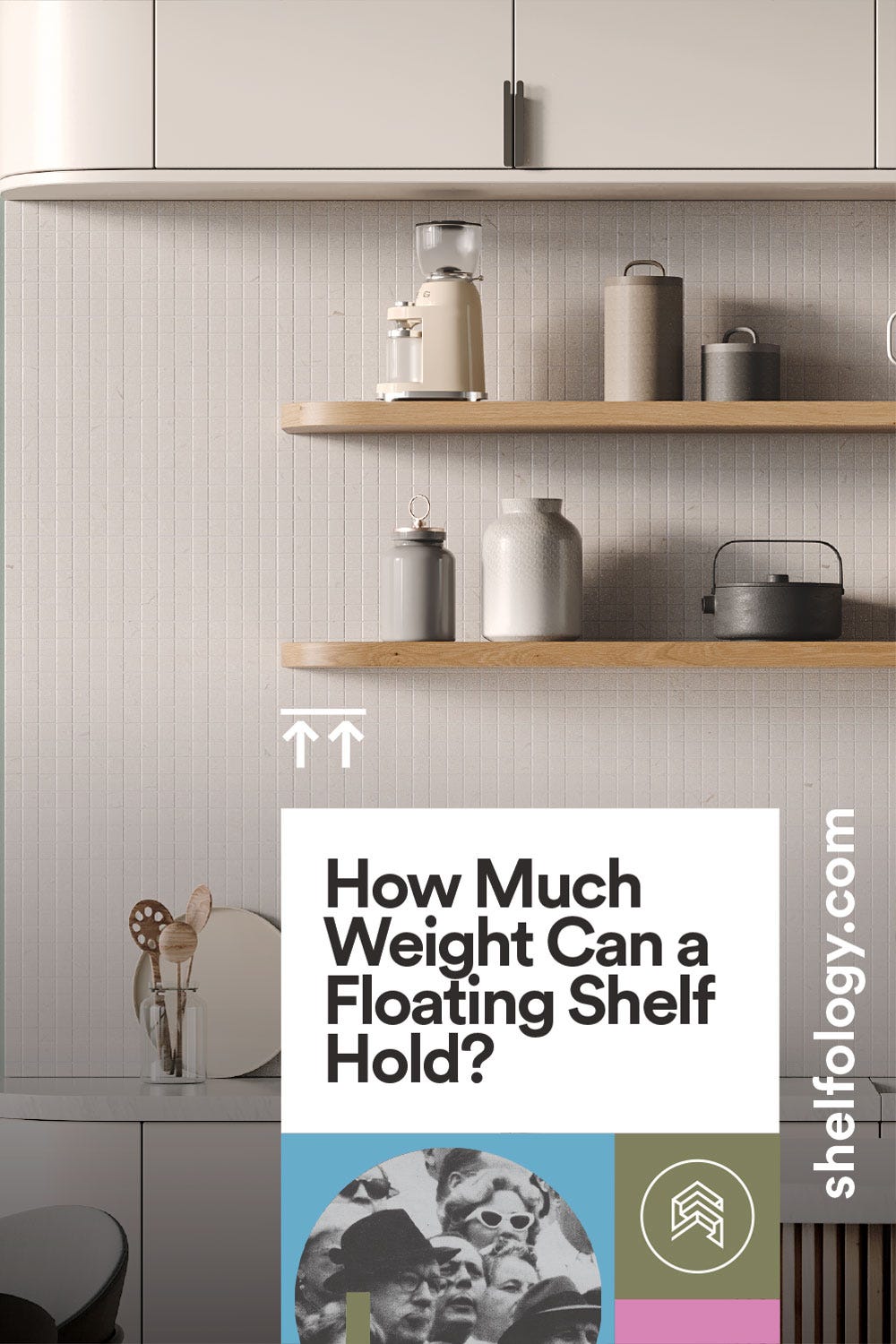 Floating shelves are an easy + on-trend way to add storage to any space. How much weight can a floating shelf hold? A lot… if done right. Read more.