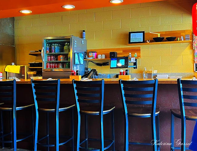 Photo taken inside Asa Ramen- one of the best Ramen restaurants near Provo Utah. Image captured by Katerina Gasset, Restaurant Reviewer and Author of the Move to Provo Utah website…